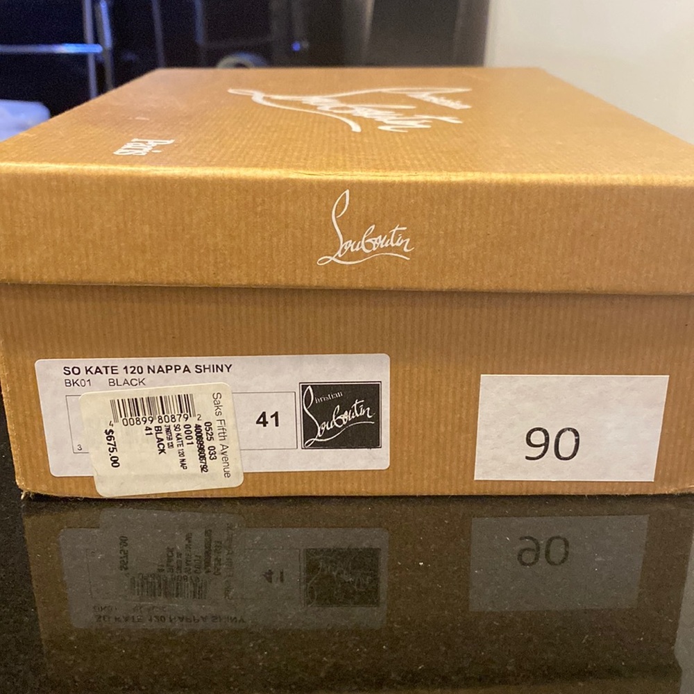 So Kate Black Christian Louboutin Size 41 Heels
